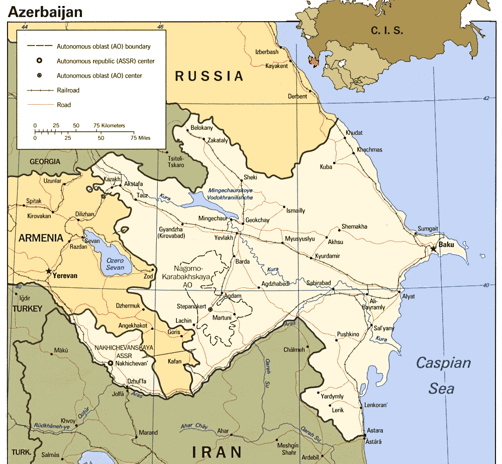 daglik karabag azerbaycan haritasi